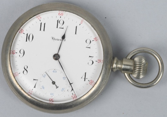 HOWARD POCKET WATCH 16-S, 17-J, 1908