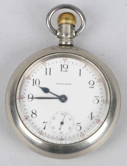 WALTHAM POCKET WATCH 18-S, 7-J, 1907