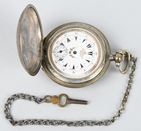 KIEUSSE CHIRKETI OTTOMAN KEY WIND POCKET WATCH