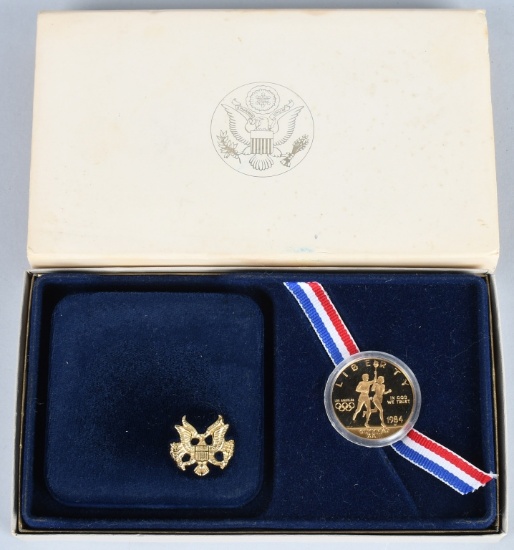 1984 OLYMPICS US $10 GOLD COIN