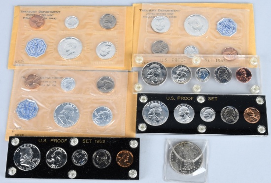 U.S. 90% SILVER PROOF SET & MORGAN DOLLAR LOT