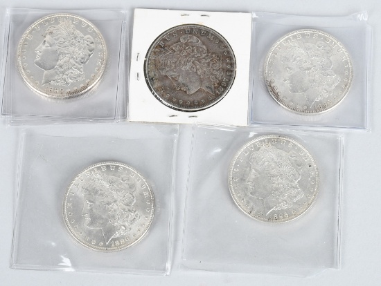 5- MORAGN SILVER DOLLARS