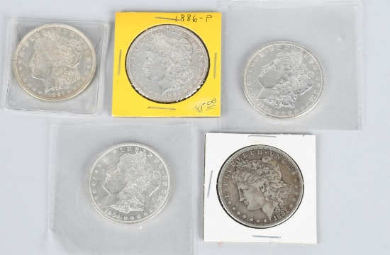 5- MORAGN SILVER DOLLARS
