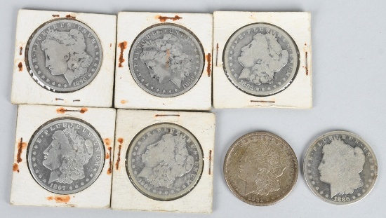 7- MORGAN SILVER DOLLARS