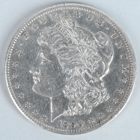1890-CC MORGAN SILVER DOLLAR