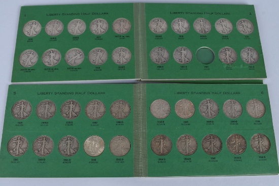 1916-1947 STANDING LIBERTY HALF DOLLAR SET