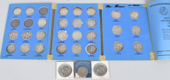31 WALKING LIBERTY HALF COLLARS
