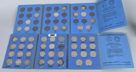 46 BENJAMIN FRANKLIN HALF DOLLARS