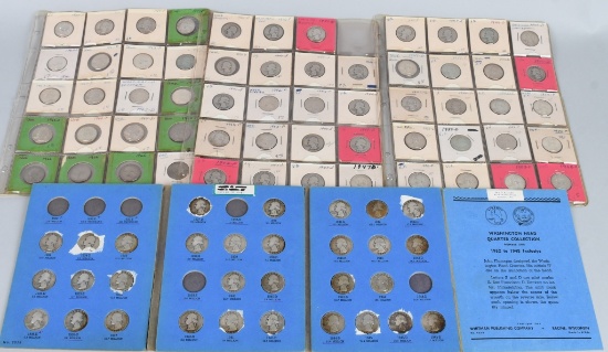 185 WASHINGTON SILVER QUARTERS