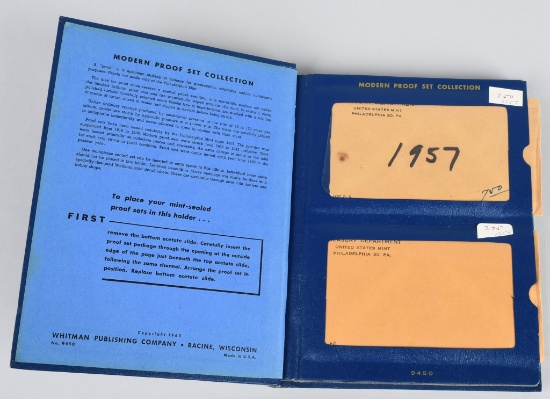 8- SILVER PROOF SETS IN BOOK