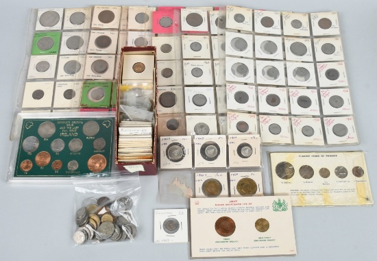 HUGE FOREIGN COIN LOT