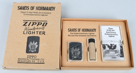 ZIPPO D-DAY 60TH ANNIV. SANDS of NORMANDY SET