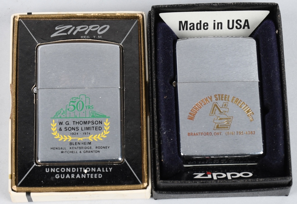 4- ZIPPO NIAGARA FALLS ONTARIO ADV. LIGHTERS | Coins & Currency