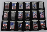 18- ZIPPO PATRIOTIC LIGHTERS