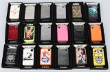 18- ZIPPO ASSORTED LIGHTERS