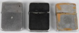 3- EARLY ZIPPO LIGHTERS