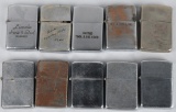 10- ZIPPO 1940's LIGHTERS