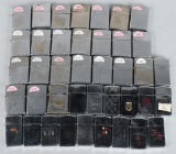 40- ZIPPO VINTAGE LIGHTERS