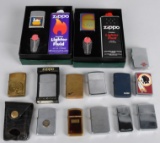 15- ZIPPO LIGHTERS, VINTAGE- MODERN