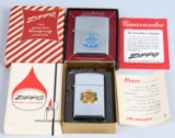 2- ZIPPO VINTAGE BOXED ADVERTISING LIGHTERS