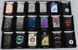 18- ZIPPO ASSORTED LIGHTERS