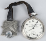 CHARLES LINDBERGH POCKET WATCH & FOB