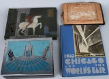 1933 CHICAGO WORLDS PICTURES, SCRAP BOOK, & BOOK