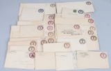COLUMBIAN EXPOSITION ENVELOPES WITH POSTAGE