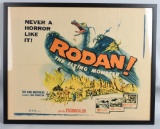 1957 RODAN HALF SHEET MOVIE POSTER