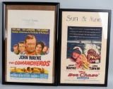 2- JOHN WAYNE MOVIE POSTERS