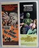 1957 & 1972 HORROR MOVIE POSTERS