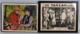 2-1930's MOVIE LOBBY CARDS TARZAN & BUCK JONES