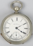 SETH THOMAS KEY WIND POCKET WATCH 18-S, 7-J, 1887