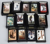 13- ZIPPO WILDLIFE LIGHTERS