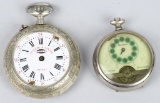 2- ANTIQUE SWISS POCKET WATCHES