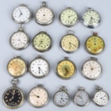 17- POCKET WATCHES, INGRAHAM, INGERSOLL & MORE