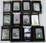 12- ZIPPO SPORTSMAN LIGHTERS