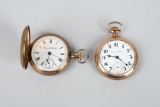 HAMILTON & COLUMBUS POCKET WATCHES 18-S