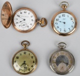 4- VINTAGE POCKET WATCHES 12-S