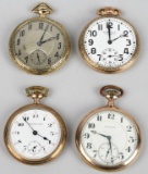 3- VINTAGE POCKET WATCHES 16-S , 12-S