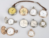 10 -VINTAGE POCKET WATCHES