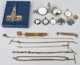 POCKET WATCH PARTS, CHAINS & MORE