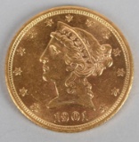 1901-S LIBERTY $5.00 U.S. GOLD COIN