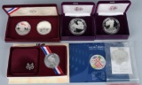 7- US AMERICAN EAGLE & OLYMPIC SILVER DOLLARS