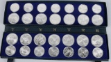 1976 MONTREAL OLYMPICS 28 SILVER COIN SET