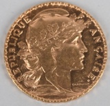 1908 FRANCE 20 FRANCS GOLD COIN