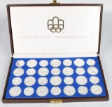 1976 OLYMPICS 28- CANADA $10 & $5 COINS SET 30ozt