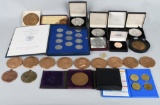 LARGE LOT OF COMMEMORATIVE MEDALS