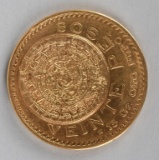 1918 MEXICO 20 PESO GOLD COIN