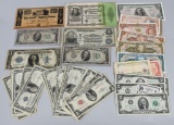 LARGE LOT OF US & FOREIGN CURRENCY